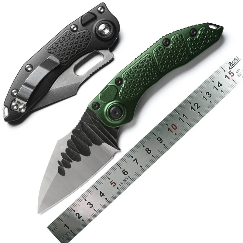 

MIKER StitchA knife aviation aluminum alloy handle D2 blade outdoor portable folding pocket fruit knife Tactical Survival knives