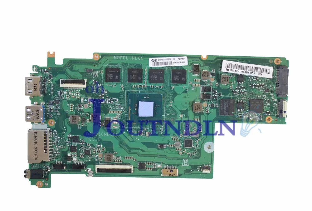 Материнская плата JOUTNDLN для ноутбука Lenovo Chromebook N22 5B20L85301 DANL6CMB6E0 W/ N3060 CPU 4 Гб RAM 16 SSD |