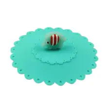 1 Силиконовая крышка для PC Горячая с принтом в виде слона для пыли многоразовые силиконовые крышки чашки DIY Термальность изоляционная чашка Герметичная крышка Прямая 2018f2