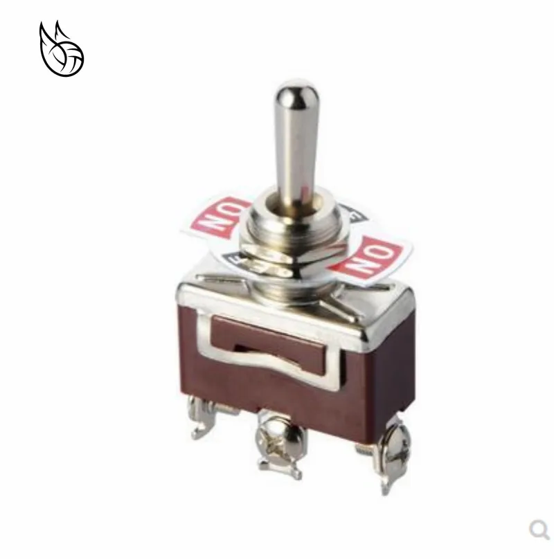 

Silver Contacts high quality 3 screw momentary toggle switch,(ON) OFF (ON) spring return