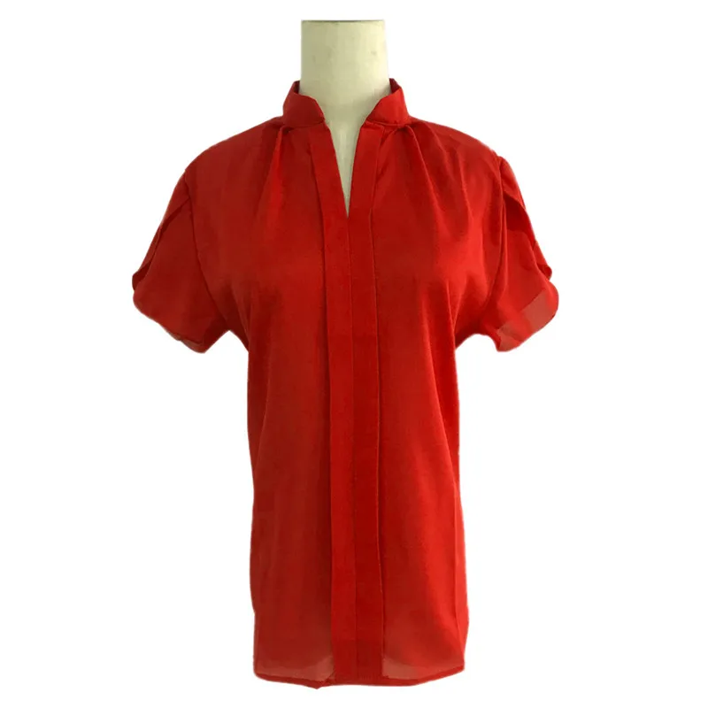 Softu-Women-Shirts-Chiffon-Blusas-Femininas-Tops-Short-Sleeve-Elegant-Ladies-Formal-Office-Blouse-Chiffon-Shirt (5)