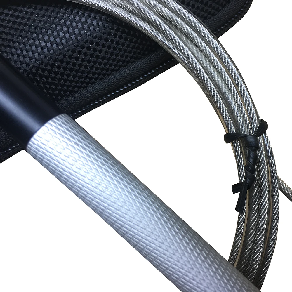 Matt Silver Crossfit Adjustable Jumping Rope Training Aluminum Skipping Rope Fitness Speed Skip Training Boxing MMA With Bag Matt Silver Crossfit Adjustable Jumping Rope Training Aluminum Skipping Rope Fitness Speed Skip Training Boxing MMA With Bag