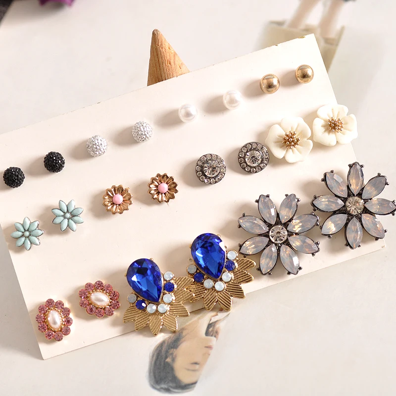 

New fashion gorgeous women jewelry girls boys birthday party Christmas gift all-match type earrings earrings shipping agent