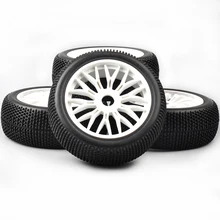1:8 RC Buggy Car 1/8 Off-Road rubber tire & wheel set Tyre Rubber Tires Wheels Rims 4pcs set rc car Model Toy Accessorie