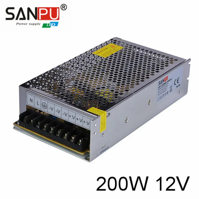 

LED Power Supply 12 V 200W LED Driver Power Adapter Switching 220V to 12V Transformer Standard PS for 5050 3528 Strip LED Tube