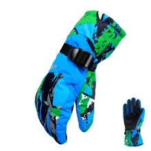 Зимние уличные ветрозащитные водоотталкивающие влагопроницаемые лыжные перчатки для мужчин и женщин