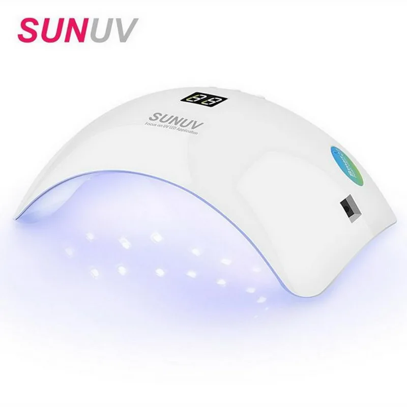 

SUNUV SUN8 Nail Machine 48W Sun Nail Lamp LED UV Lamp For Nail Gel Polish Manicure with Digital Display Unique Low Heat Mode Gel