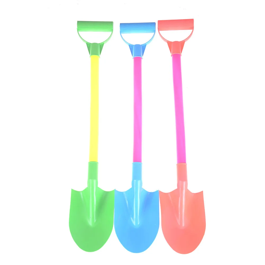 1PCS Funny Snow Beach Shovel Toys Children's Colored Plastic Shovel