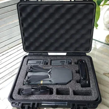 

Black high impact hard plastic waterproof tool case tool box for mavic drones