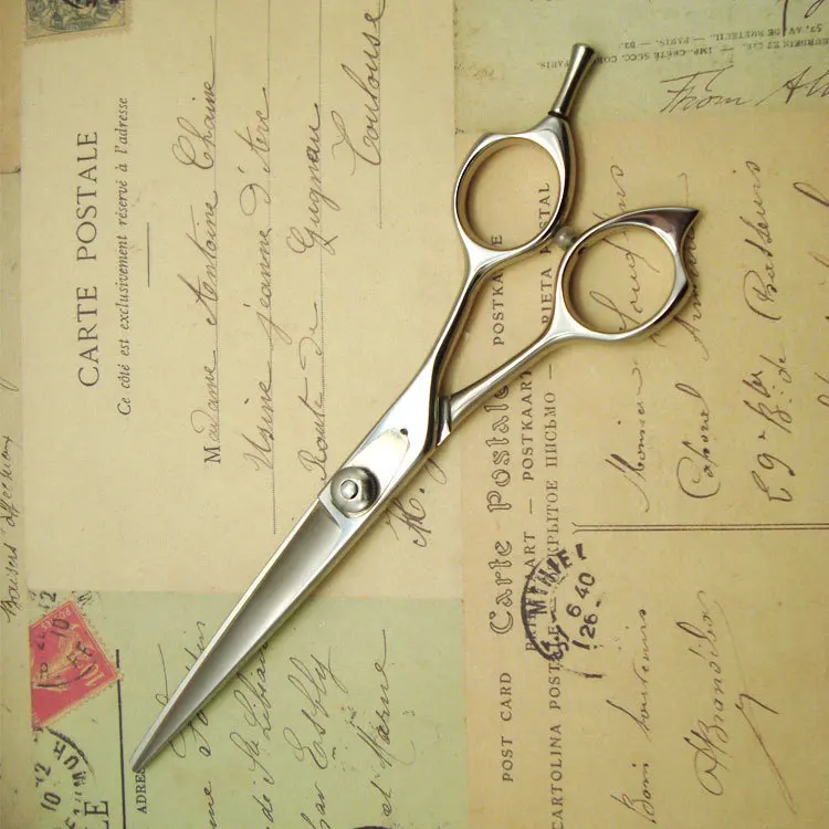 

free ship! 6.5" 440C hairdressing scissors /hair cutting shears with convex edge AX-65