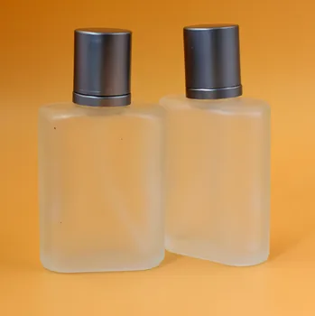 

2018 New 30ml 50ml glass bottle top grade frosted square perfume spray bottle