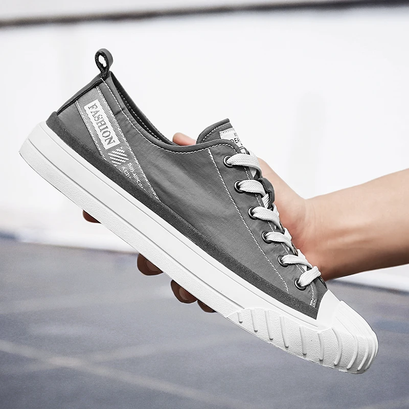 

2019 Hot Men Casual Shoes Sneakers Lace-up Casual Breathable Walking Canvas Shoes Trend Wild Fltas Free Shipping C4