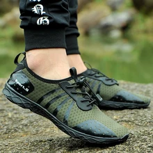 39-47 Big Size Water Auqa Shoes for Men Male Beach Camping Mountain Wading Shoes Sporty Swimming Shoes Breathable Mesh Sneakers
