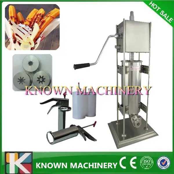 

high quality stainless steel manual 3L churros maker machine with CE and high quality