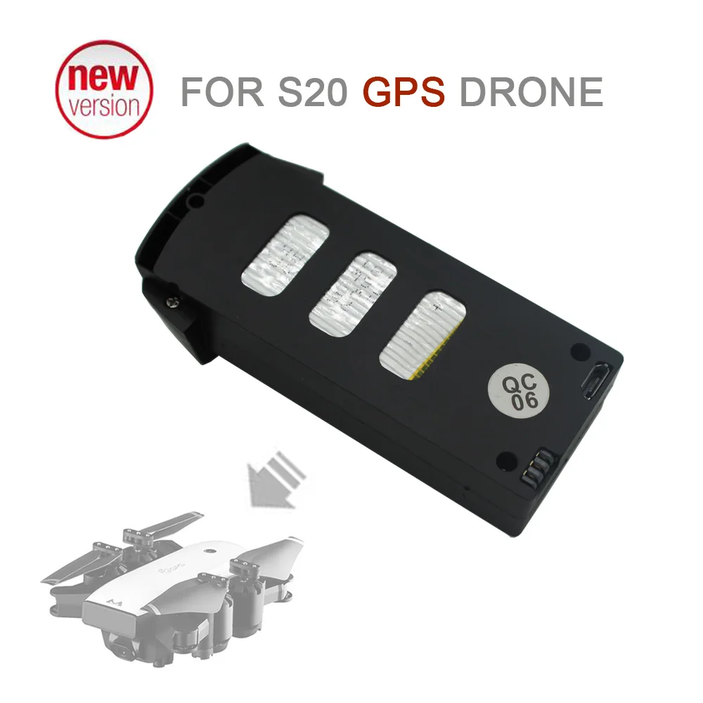 Оригинальный S20W gps Радиоуправляемый Дрон 7 4 V 900mAh Lipo батарея для S20 RC Квадрокоптер
