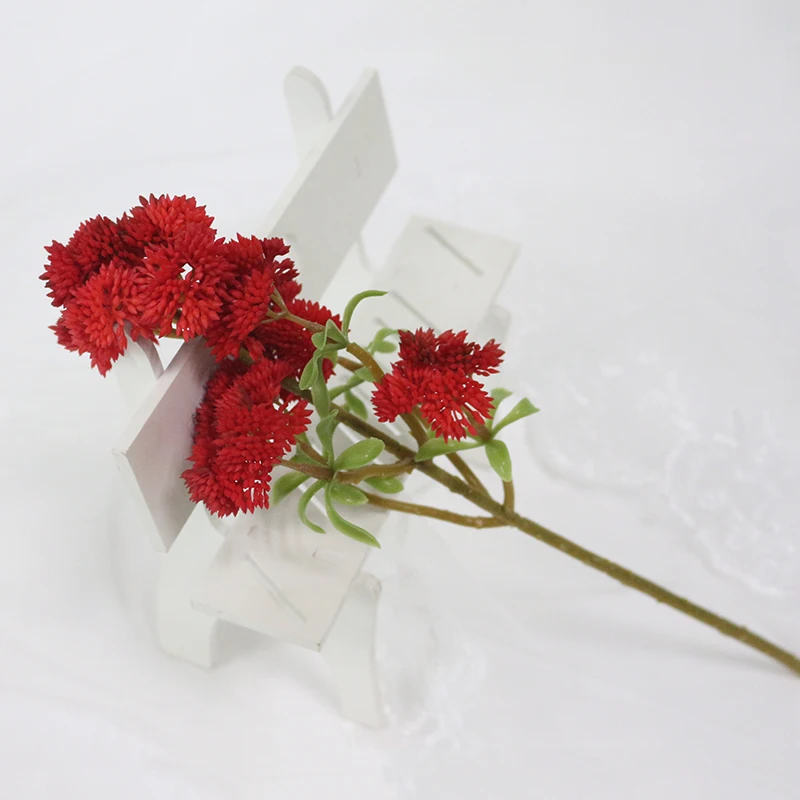 JAROWN Artificial Rice Tsai Ball Fruit Simulation Plastic Fake Flowers Wedding Decorative Home bonsai Decor Accessories (22)