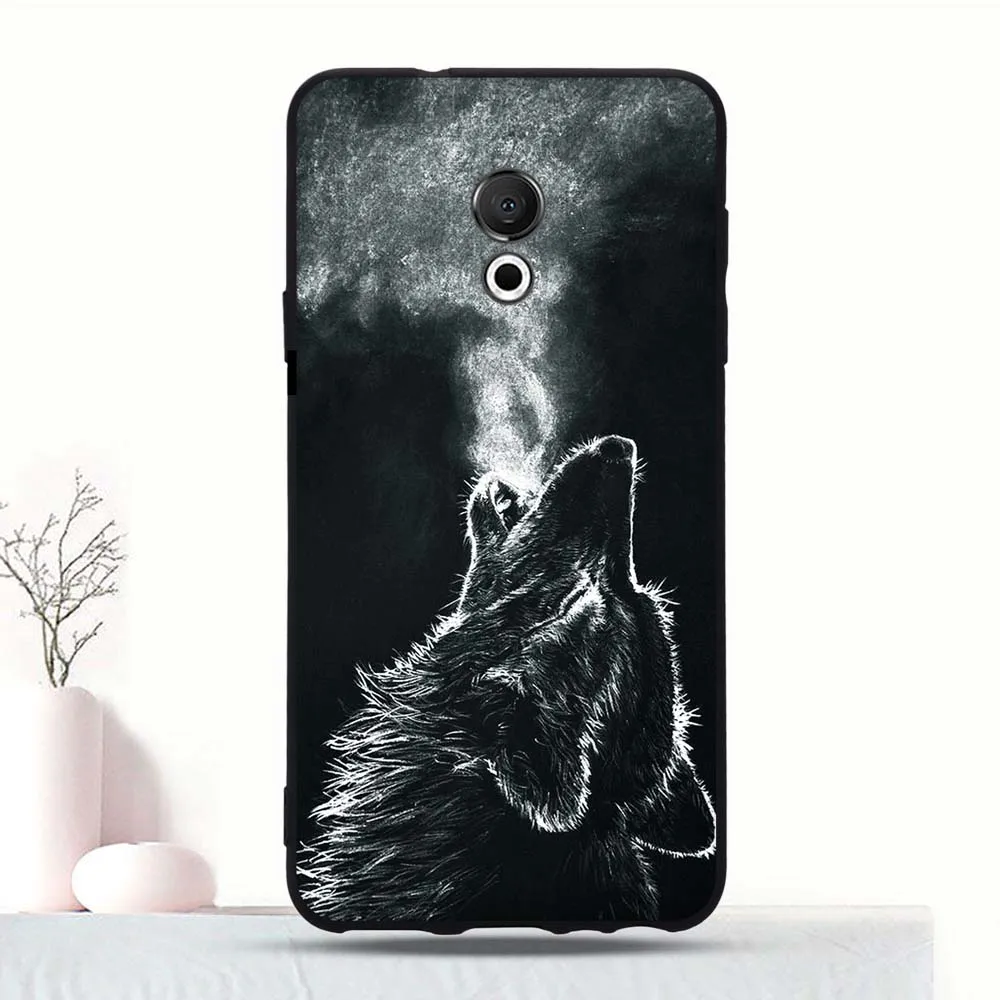 Case For Meizu 15 Lite Silicone Pattern Printed Case For Meizu M15 TPU Back Protective Cover For Meizu 15 Lite Case 5.46" Coque 