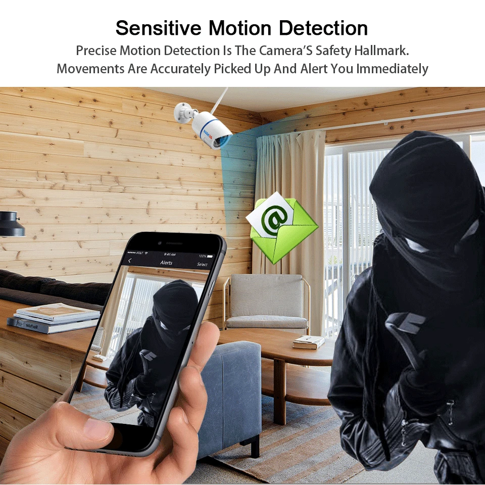 BESDER аудио 1080P 720P Wi Fi IP камера система наблюдения с микрофоном уличная
