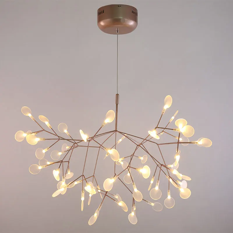 Modern led pendant light nordic acrylic branches dining room kitchen ... Lampade cucina design