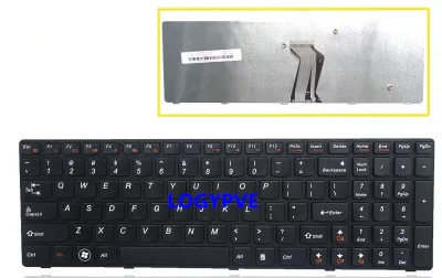 Клавиатура США для Lenovo Y500 Y500N Y510P Y500NT черная клавиатура ноутбука раскладка E |