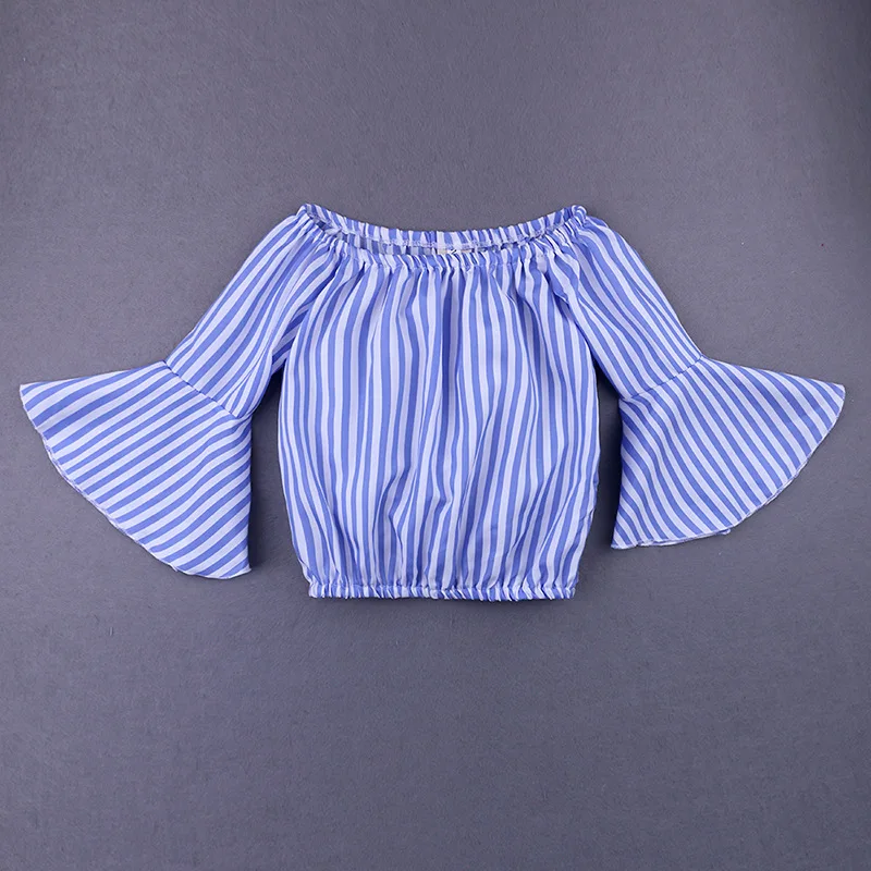 Yeedison Fashion Toddler Girls Clothing Sets Summer Baby Girls Clothes 2018 Kids Striped Shirt Jeans Suits 2Pcs Children Outfits (8)