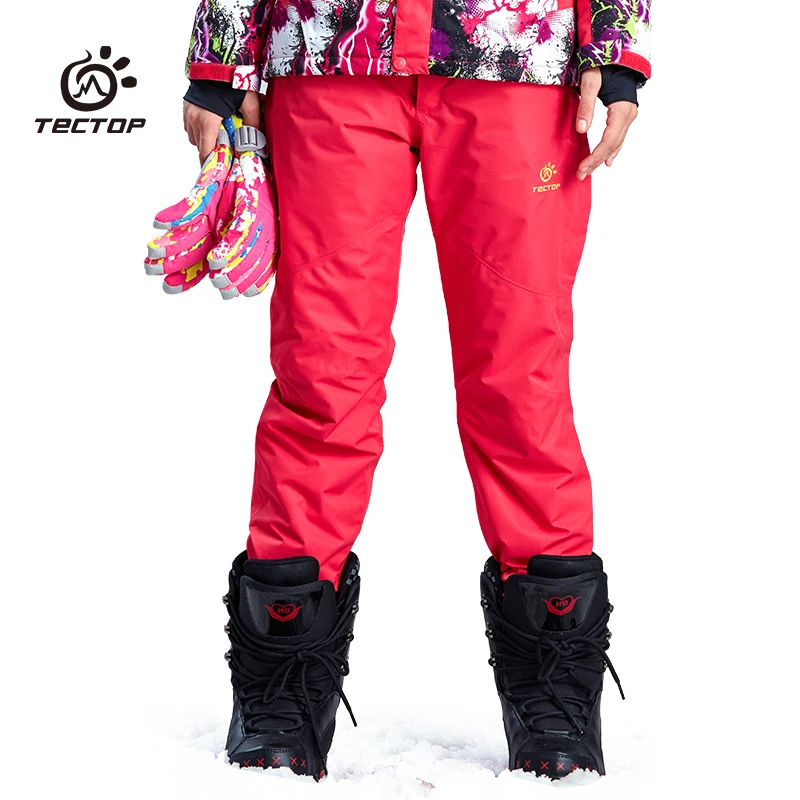 Tectop лыжные штаны уличные зимние брюки женские мужские водонепроницаемые брюки