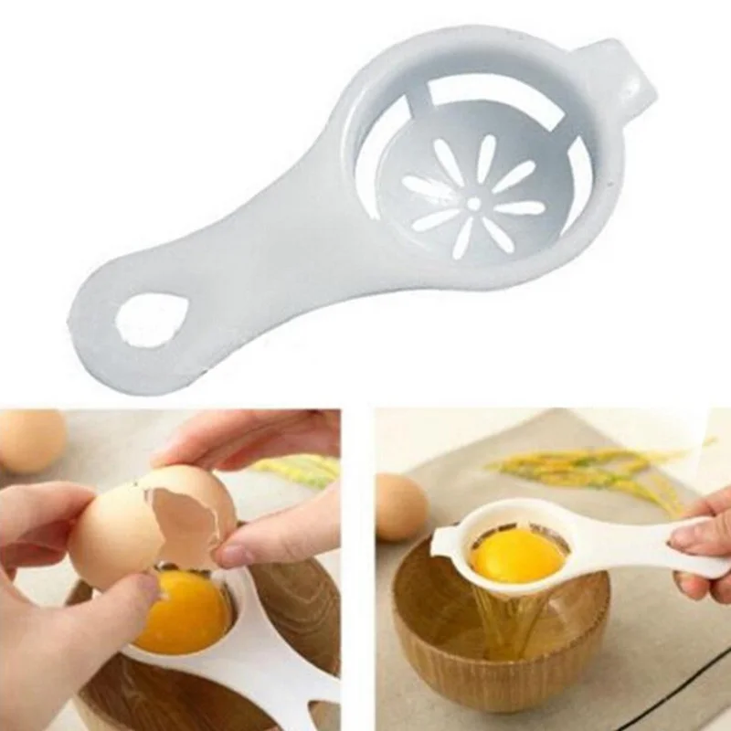 New High Quality Plastic Egg Yolk White Separator Eco Friendly PP Egg Divider Egg Tools Food