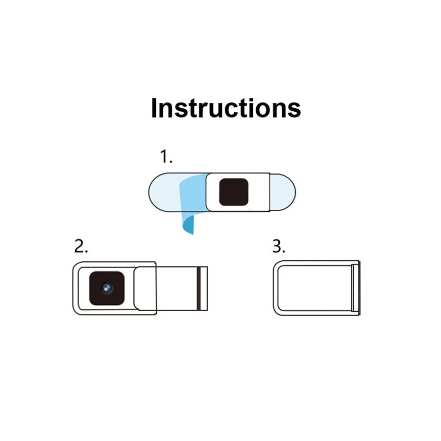 Веб-камера крышкой затвора магнит ползунок Камера Чехлы для веб-для IPhone ПК Ноутбуки Объективы для телефонов конфиденциальности случае