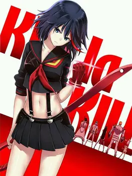 

Kill La Kill Hot Anime Classic Silk Poster Art Bedroom Decoration 2467