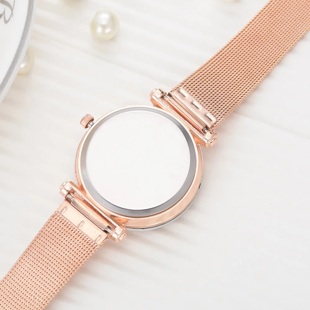 Fashionable Lvpai Women's Casual Quartz Mesh Belt Analog Wrist Watch Fashionable Lvpai Women's Casual Quartz Mesh Belt Analog Wrist Watch