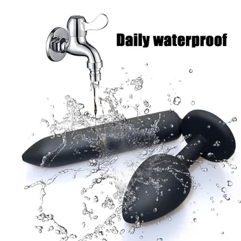 Soft Silicone Anal Butt Plug Prostate Massager Adult Gay Products Anal Plug Mini Erotic Bullet Vibrator Sex Toys for Men Women 4