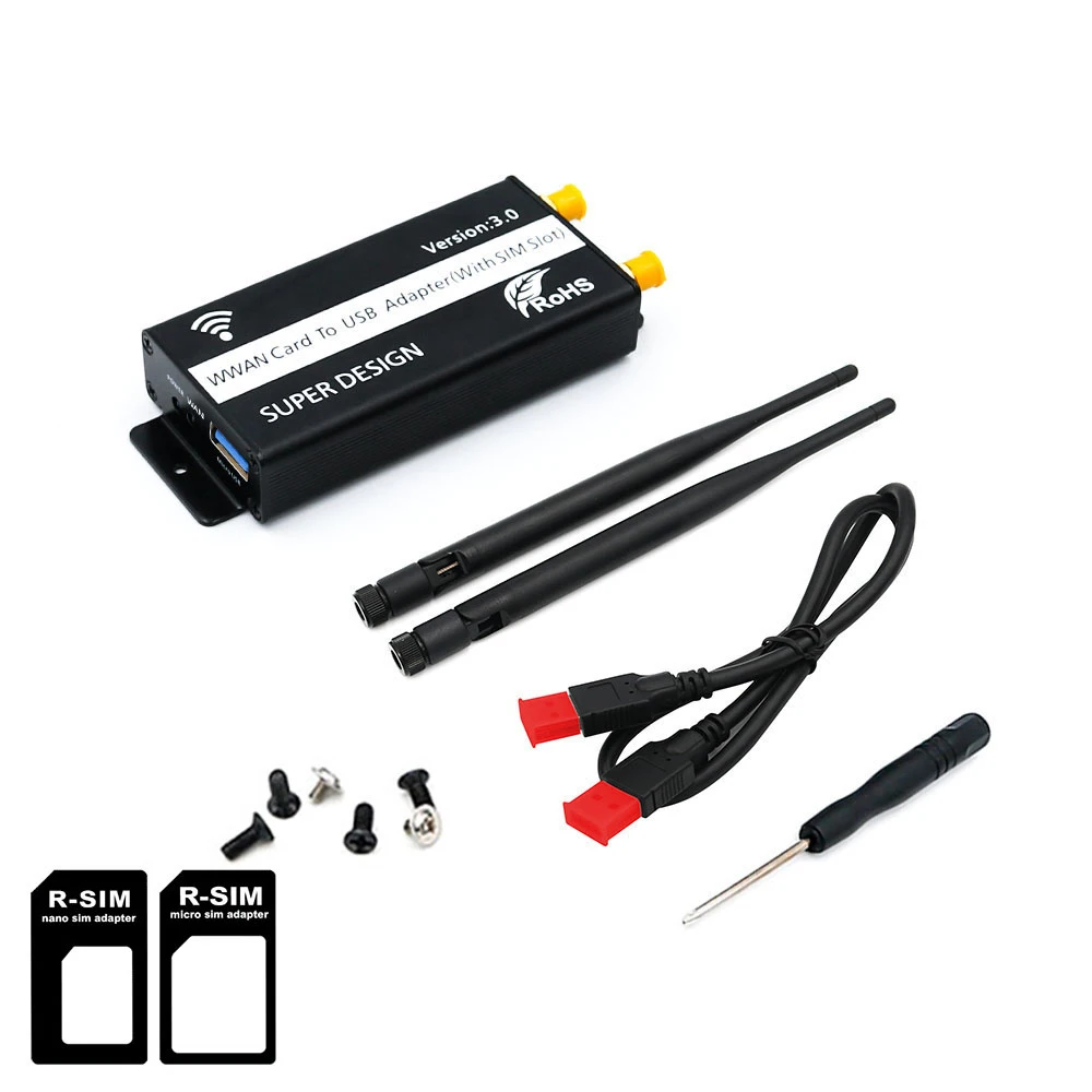 Сетевые карты H1111Z M.2 Wi Fi адаптер беспроводной USB NGFF на 3 0 + слот для SIM WWAN/LTE/4G