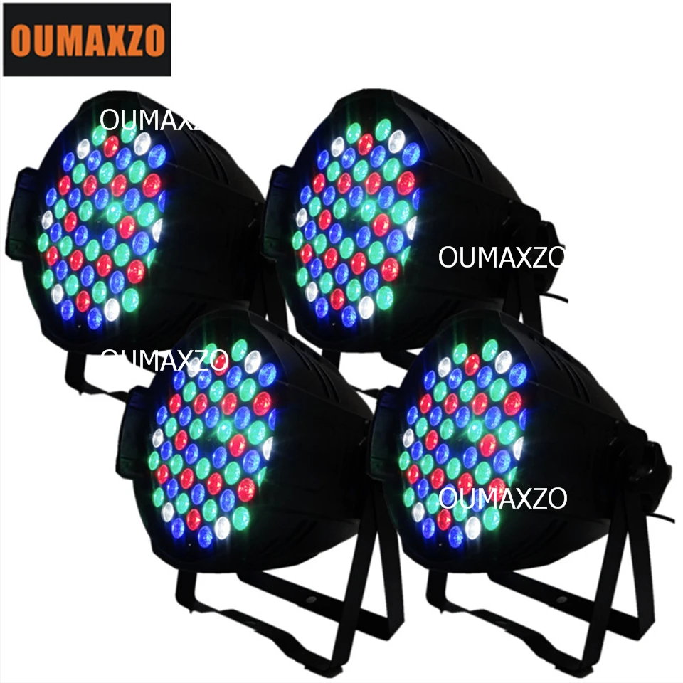 4pcs/lot Professional Stage Lighting Rgbw 54pcs Par Led 3w Dj Party Dmx