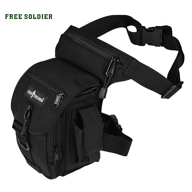 

FREE SOLDIER Outdoor Sports 1000D Nylon Tactical Leg Bag Waist Leg Bag For Camping Hiking Climbing Men's Military Waist Pack