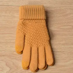 1 пара вязаные перчатки сохраняющие тепло ветрозащитные Модные женские зимние уличные KS-shipping