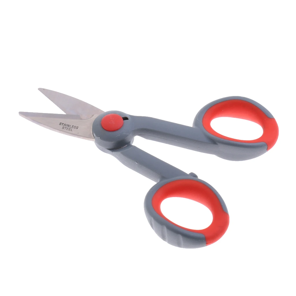 Anti-skip Handle Multi Function Portable Fishing Scissors Line Cutter Shears Fishing Tools Pliers Accessories