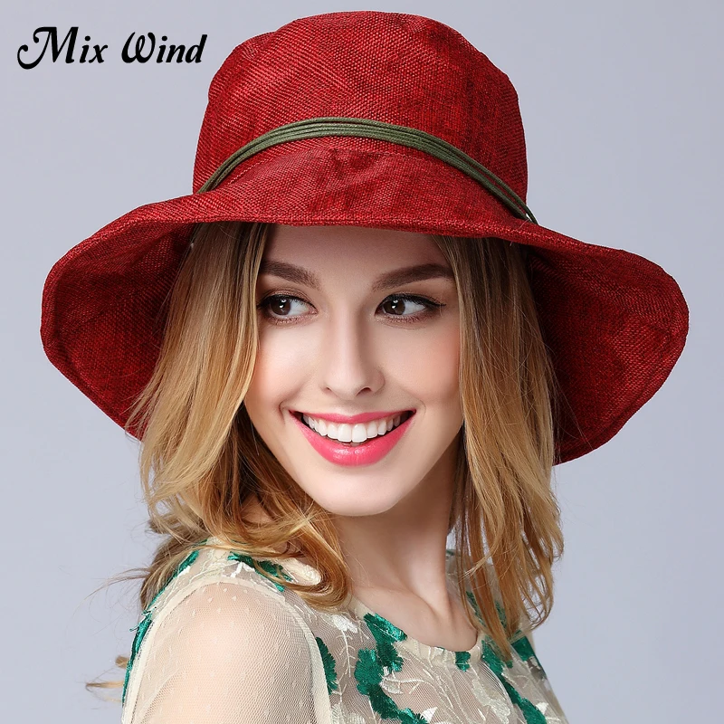 Mix Wind 2017 Summer New Ladies Beach Hat Outdoor Recreation Sun Hat
