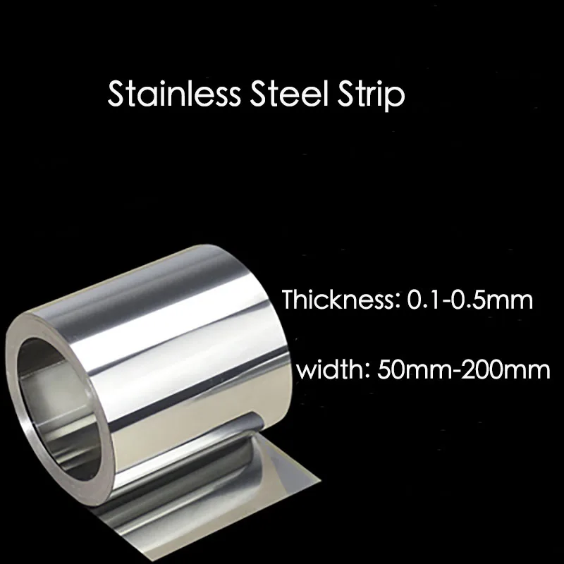 Details about   304 Stainless Steel Fine Plate Sheet Foil Panel Strip Roll Iron Metal 100x1000mm 