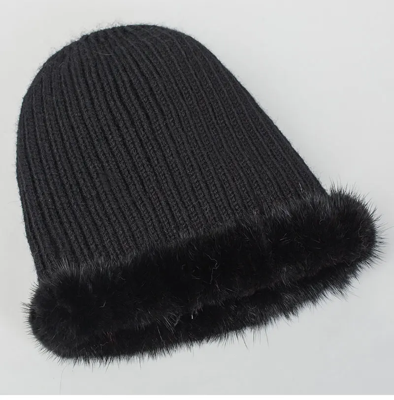 Pudi HF7056 зимние шапки для женщин, норка и кроличий мех дизайн имеет много различных вариантов
