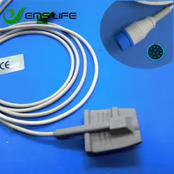 Длинный кабель для взрослых мягкий силиконовый датчик spo2 для Comen C50 C90 masimo