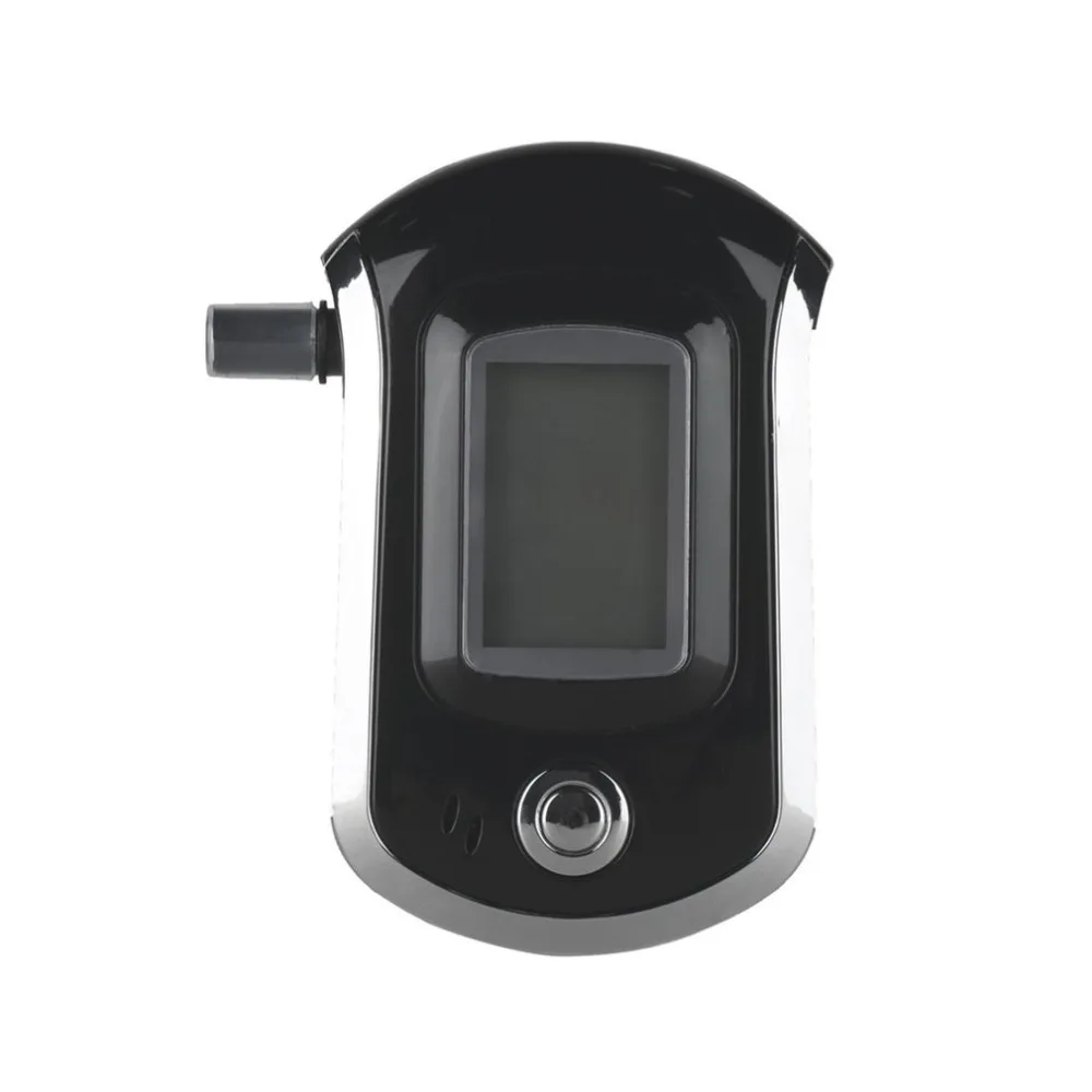 

Digital Breath Alcohol Tester LCD Breathalyzer Analyzer With 5 Mouthpiece High Sensitivity Professional Quick Response AT6000