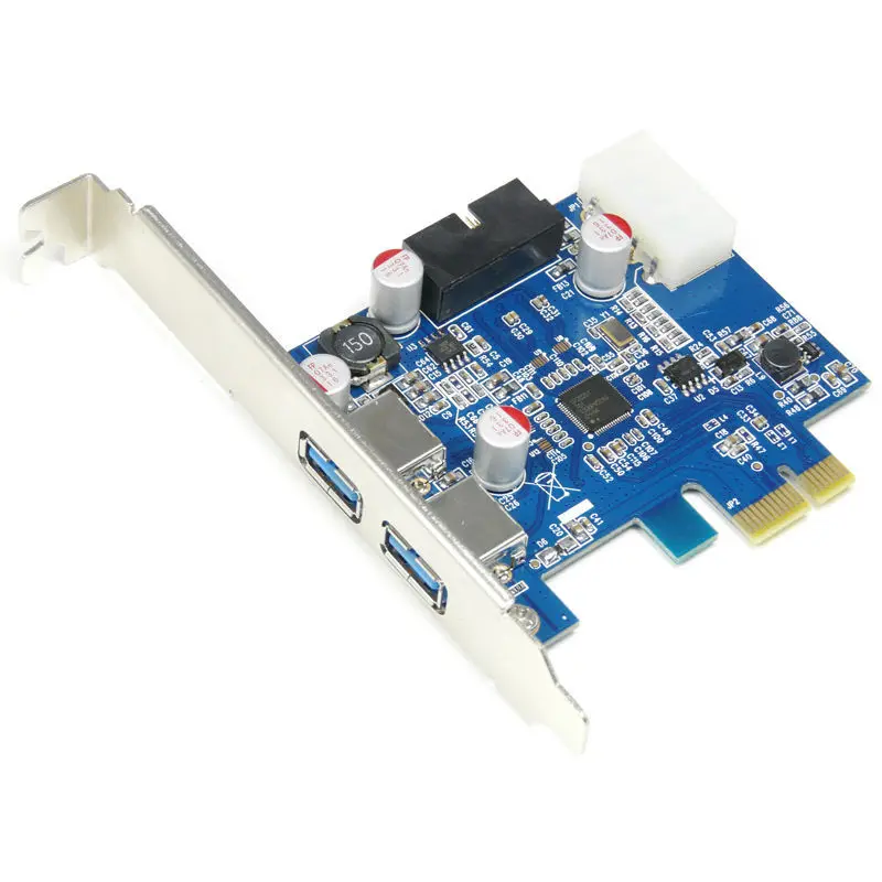 PCI-E к USB3.0 конвертер карты PCI Exrepss к USB 3,0 концентратор с 19P 20pin разъем+ низкопрофильный кронштейн