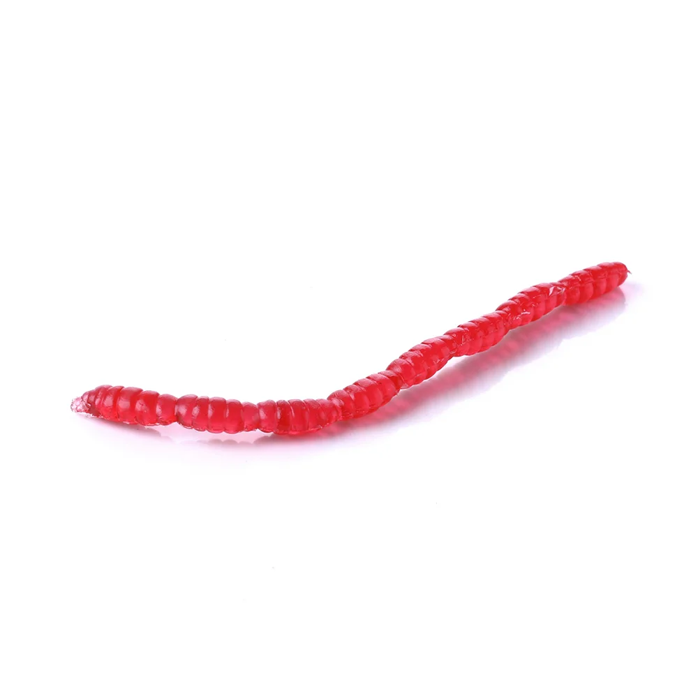 Мягкая приманка для рыбалки имитация земляного червя красные черви искусственная рыболовная приманка реалистичные рыбные приманки с запахом