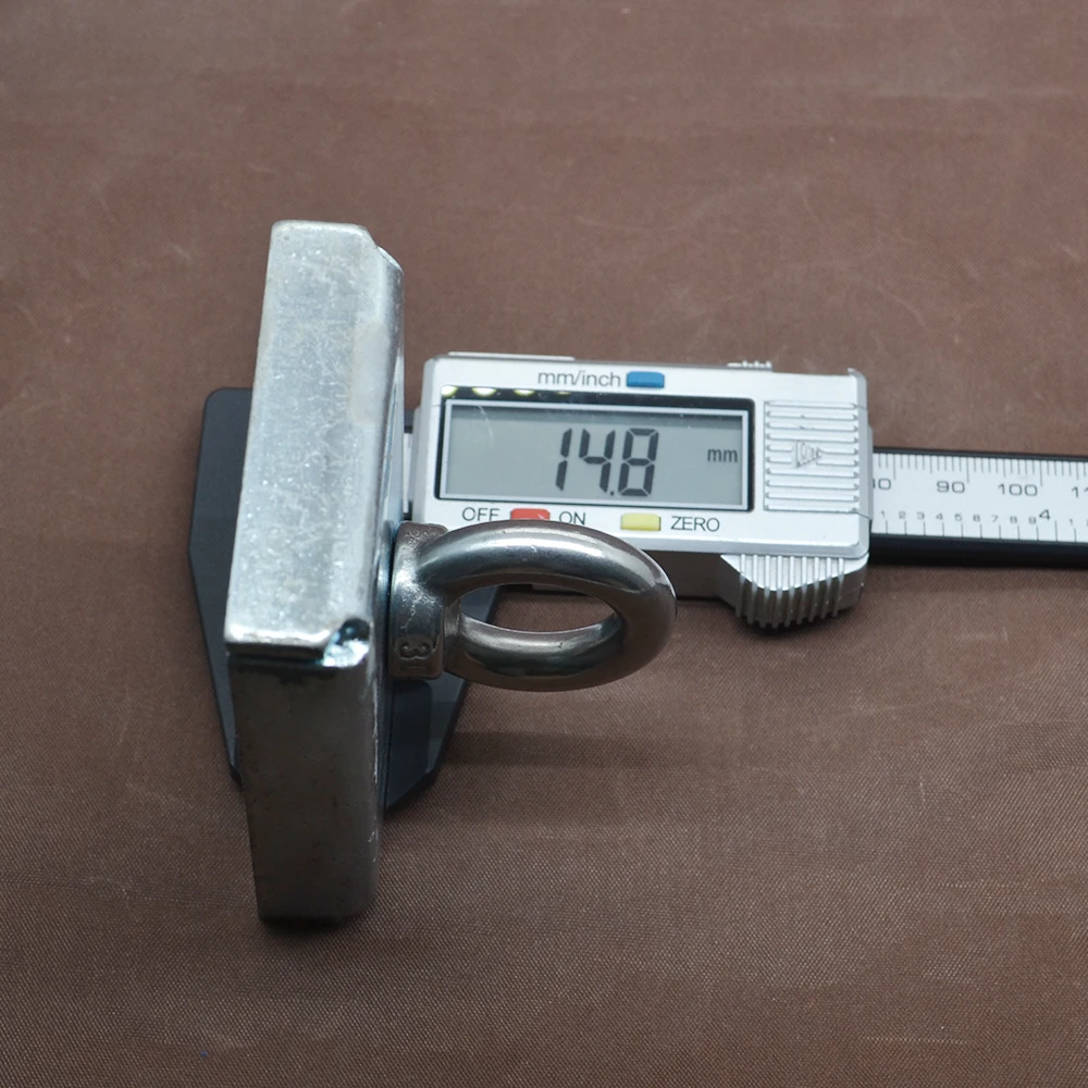 1 шт. 75*55*15 мм неодимовый железный магнит для Бора с круговыми кольцами для защиты(стальной чехол) Самая низкая цена D75* 55*15