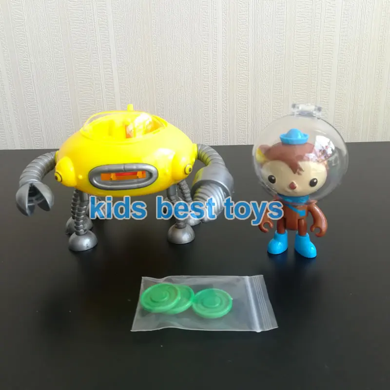 3 комплекта Octonauts подводная лодка корабль модель GUP A Фонари с рисунками