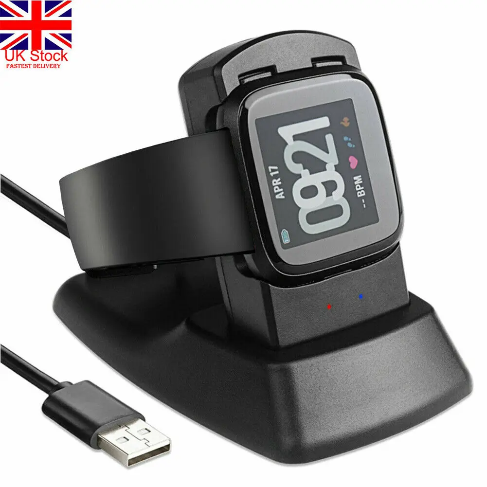 For Fitbit Versa Charger Charging Case Stand Replacement Cradle Dock Accessories For Fitbit Versa Charger Charging Case Stand Replacement Cradle Dock Accessories