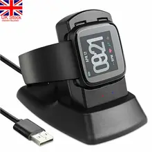For Fitbit Versa Charger Charging Case Stand Replacement Cradle Dock Accessories For Fitbit Versa Charger Charging Case Stand Replacement Cradle Dock Accessories