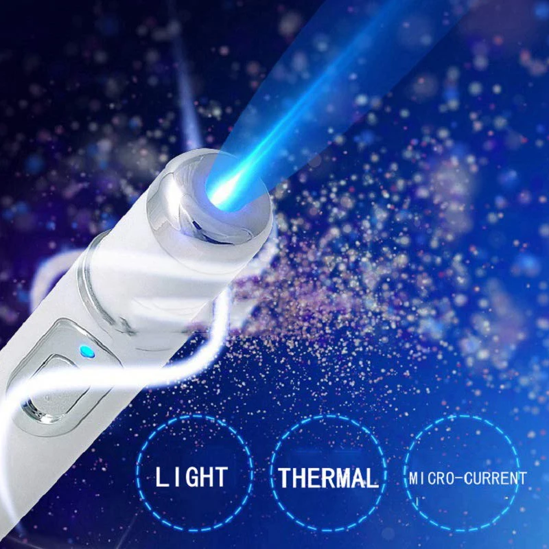 Медицинский синий свет лазерная терапия Лечение ручка акне устройство для устранений морщин для подтяжки кожи удаление морщин инструмент для ухода за кожей