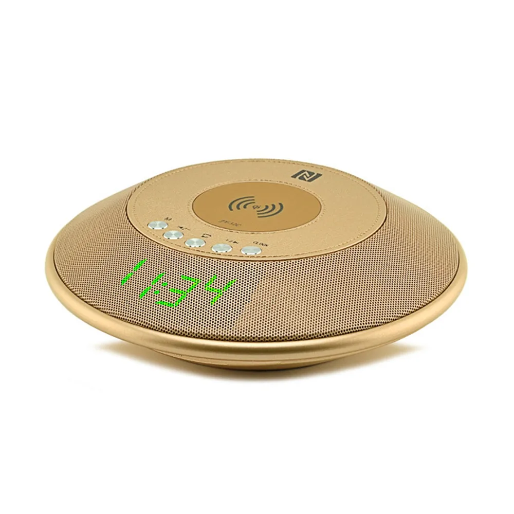 with NFC FM AUX USB Charger Alarm Clock Hands free Phone Clock Display