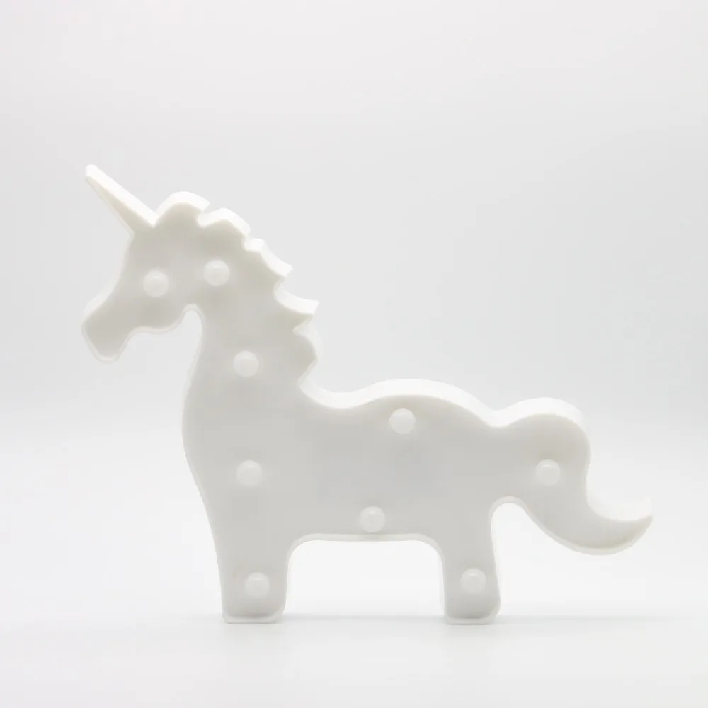 

LED Lamp Unicorn Night Light Luminary Wall decorations Lighting Gifts Christmas holiday birthday Wedding Lighting Kids Light